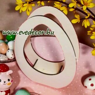 Tojás formájú kosár 5mm (Nyuszi 0028)