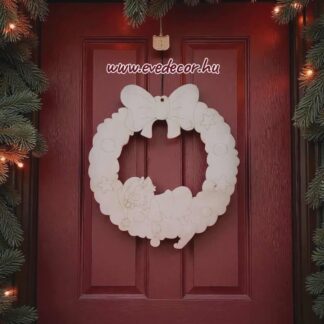 Manós koszorú 20*22 cm (Kari lapok 0166)