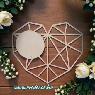 Geometrikus koszorú alap 31*28 cm (Deco 0078)
