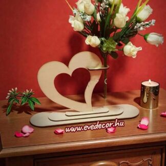 Virág tartó szív (Deco 0079)