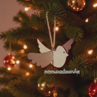 Galamb fenyő dísz 1db/cs (3Dkari 0075)