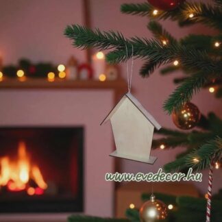Fenyő dísz ház 5db/cs (3Dkari 0012)