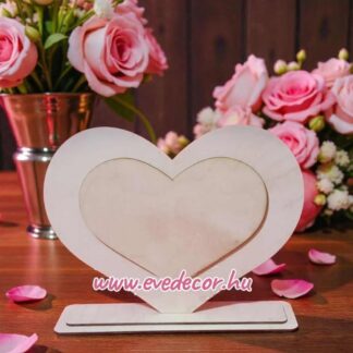 Álló dupla szív (Szív 0024)