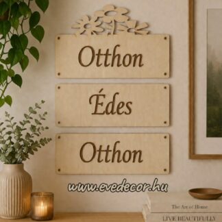 3db-os szett "Otthon Édes Otthon" (Deco 0134)
