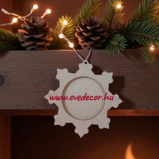 Keretes karácsonyi dísz (Kari lapok 0026)