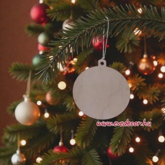 Karácsonyfadísz szögletes kupakkal (Kari lapok 0030/szögletes)