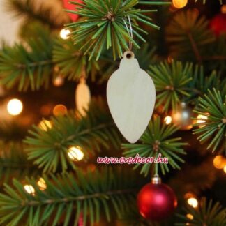 Csepp karácsonyfadísz (Kari lapok 0034)