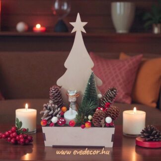 Fenyős dekoláda 31,5 cm (3Dkari 0047)