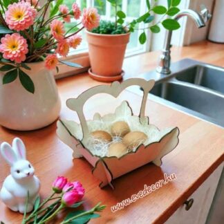 Tojás szedő kosárka 20*20*18 cm (Nyuszi 0004)