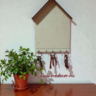 Ház alakú fali kulcstartó (Fali 0003)