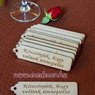 Köszönjük,hogy velünk ünnepelsz 10 db/cs (Esküvő 0016)