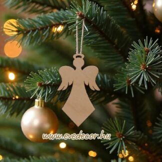 Angyal karácsonyfadísz (Kari lapok 0073)