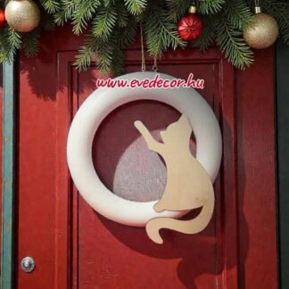 Cica koszorúban (Kari lapok 0135)