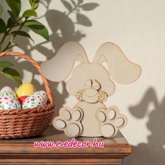 Tapsi nyuszi 3D elemekkel (Nyuszi 0110)