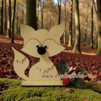 Róka 3D elemekkel (Asztali 0038)