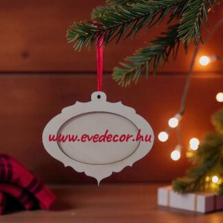 Keretes karácsonyi dísz (Kari lapok 0049)