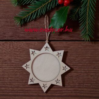 Keretes karácsonyi dísz (Kari lapok 0037)