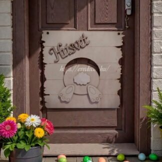 Nyuszi popó ajtótábla (Nyuszi 0138)