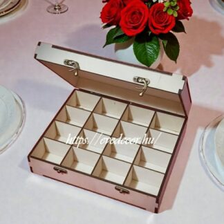 16 rekeszes doboz (Esküvő 0026/16 rekeszes)