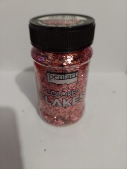 Színes fólia pehely-pink