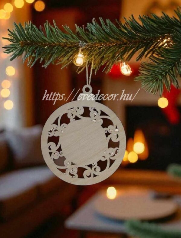 Cifra dísz gömb 5db/cs(Kari lapok 0233)