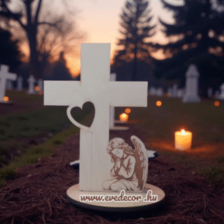 Gravírozott kereszt (Kegyelet 0047/5)