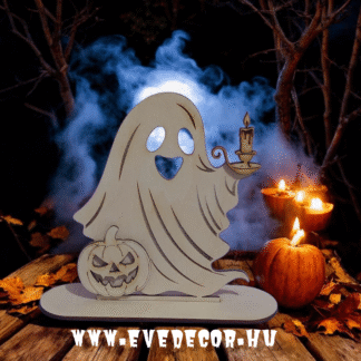 Szellem gyertyával (Halloween 0010)