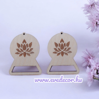 Fülbevaló  3,7*4,9 cm (Makr 0048/L)