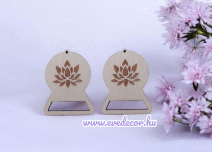 Fülbevaló  3,7*4,9 cm (Makr 0048/L)