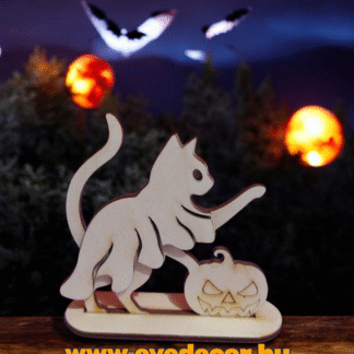 Cica szellem ruhában 2. (Halloween 0006/2)