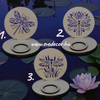 Szitakötős árnyék mécses (Ezo 0154)