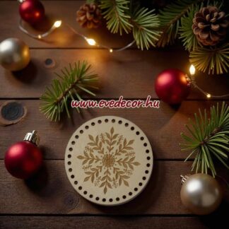 Kör alap gravírozott mintával (Makr 0068)