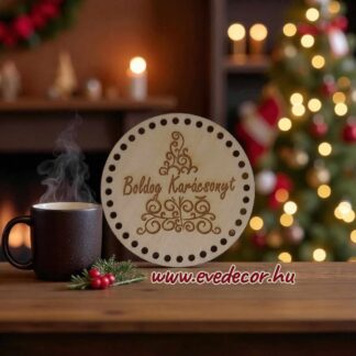 Kör alap gravírozott mintával (Makr 0066)