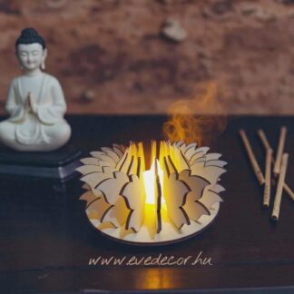 Sok darabos mécsestartó Lótusz virág forma (Ezo 0152/mécses)