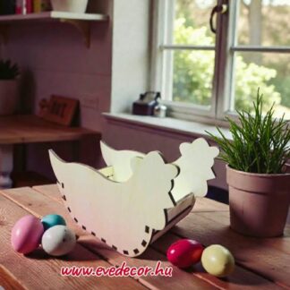 Tyúkos kosárka 17*11 cm (Nyuszi 0014)