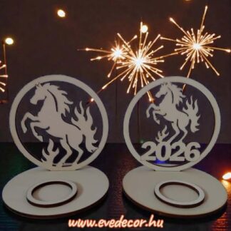 Tűz Ló éve – 2026 árnyék mécses (Ezo 0160)