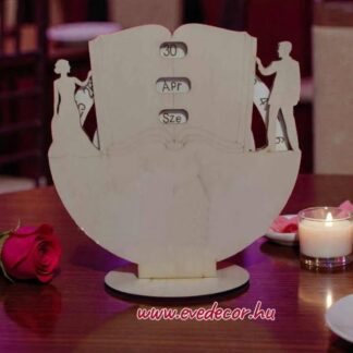 Nászpár öröknaptár (Örök 0007)