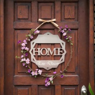 HOME ajtótábla 30*30 cm (Deco 0020)