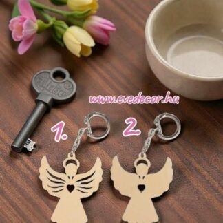 Angyal kulcstartó fém szerelékkel (Ezo 0060)
