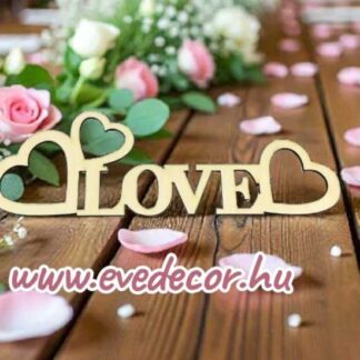 Love szivekkel 2db/cs (Esküvő 0003)