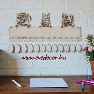 Kutyusok szülinapi tábla (Szüli 0061)