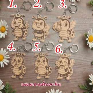 Katicás kulcstartó fém szerelékkel (Fali 0049)