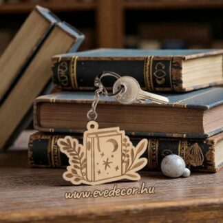 Könyv kulcstartó fém szerelékkel (Fali 0058/3)