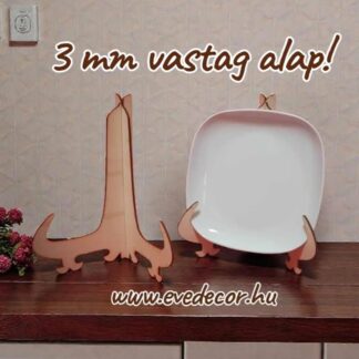 Tányértartó 3mm alapból (Konyha 0092)