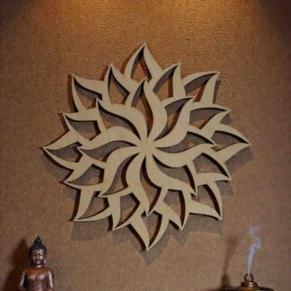 Lótusz virág mandala alap (Ezo 0176 B)