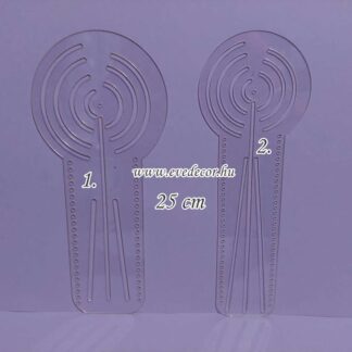 Mandala  rajzoló 25 cm (vonalzó 25 cm)