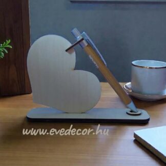 Tolltartó szív alakú (Asztali 0106)