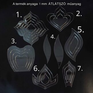 Mandala rajzoló sablon szett (Sabl 0054)