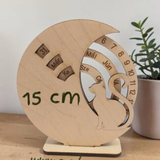 15 cm Cica öröknaptár (Örök 0027)