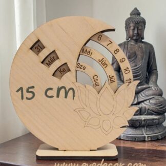 15 cm Lótusz öröknaptár (Örök 0033)